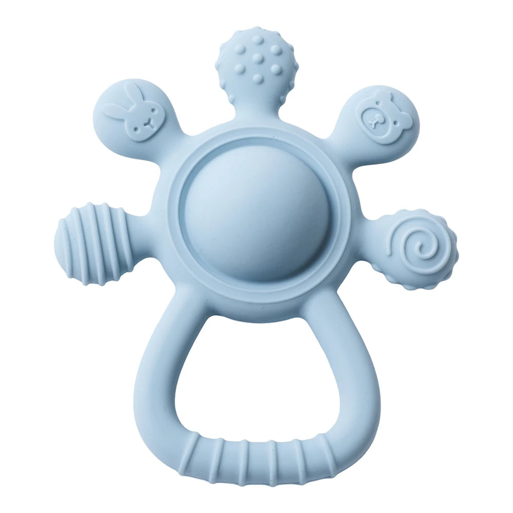 Mordedor de Silicona Antidolor Nube™ – Alivio de Dentición y Refrigerable