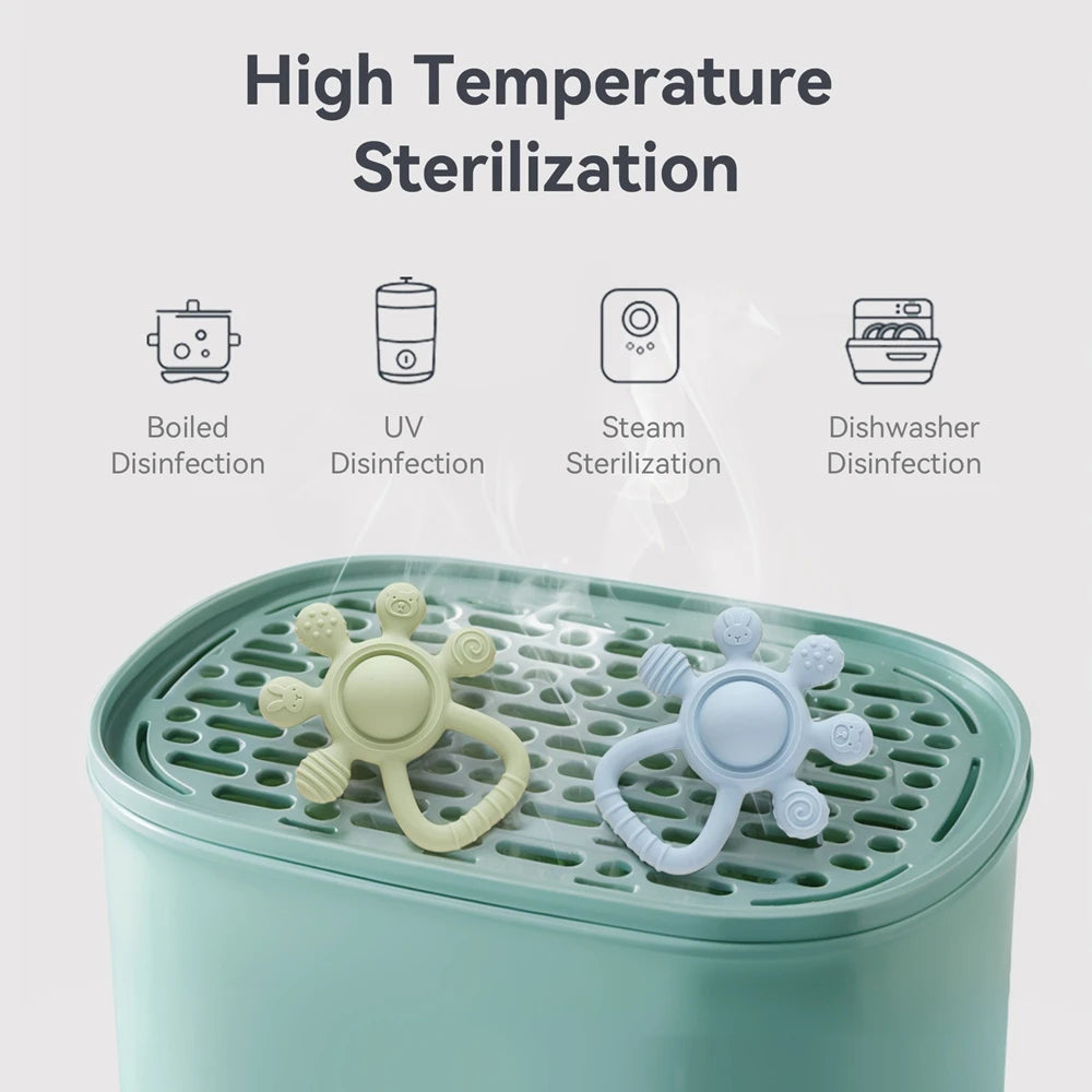 Mordedor de Silicona Antidolor Nube™ – Alivio de Dentición y Refrigerable