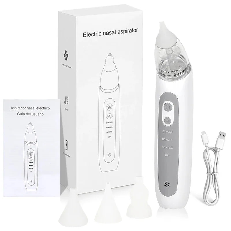 Aspirador Nasal Eléctrico Silencioso Nube™ – Alivio Inmediato para tu Bebé