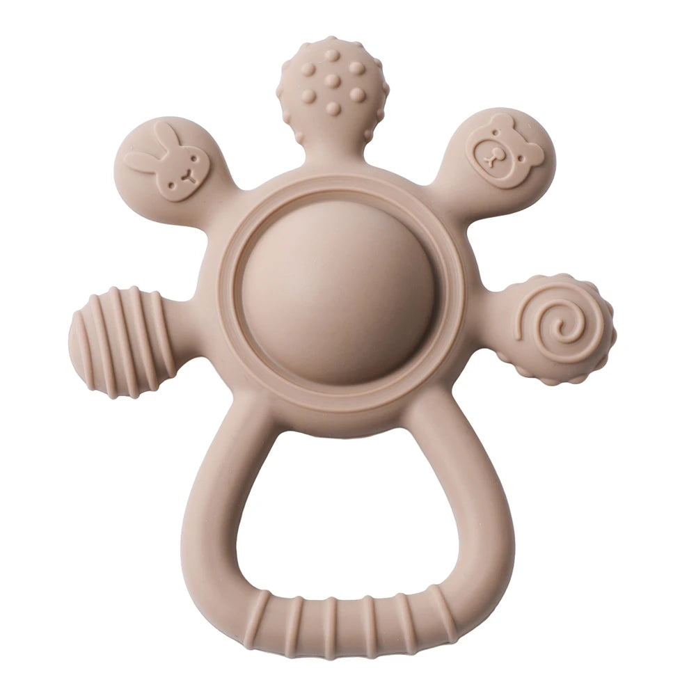 Mordedor de Silicona Antidolor Nube™ – Alivio de Dentición y Refrigerable