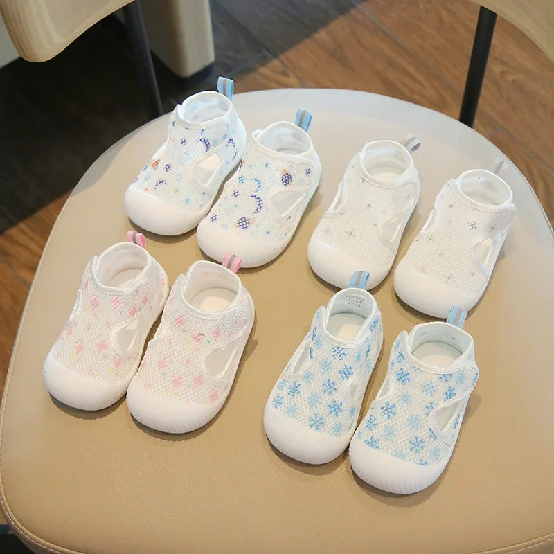 Zapatitos Ergonómicos de Verano Nube™ – Malla Respirable y Ajuste de Velcro