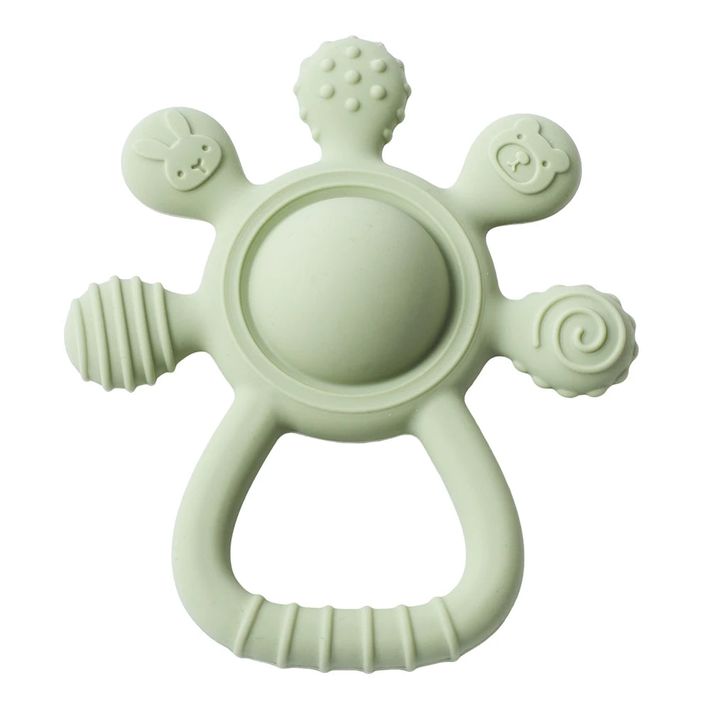 Mordedor de Silicona Antidolor Nube™ – Alivio de Dentición y Refrigerable