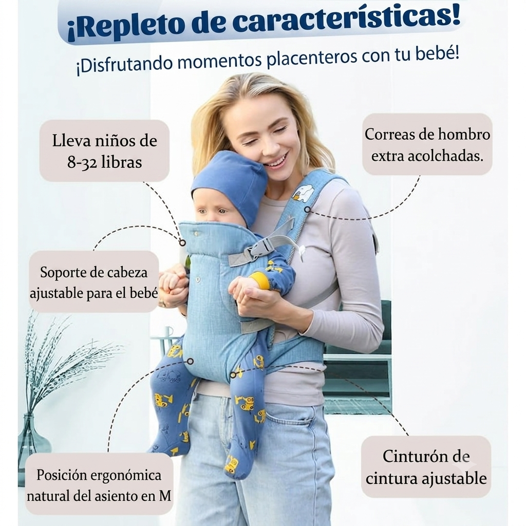 Portabebé Ergonómico Nube™